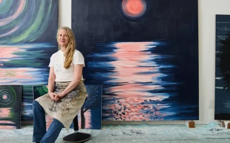 Ann Craven, an Artist Famed for Recreating What She Lost, Is on Show in Maine