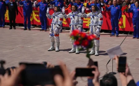 China prepares for launch of 3-person space station replacement crew